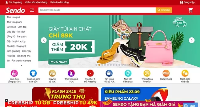 Các trang web bán hàng online